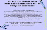 Omar Abdul Rahman - STI Policy Imperatives