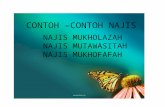 Contoh Najis-najis by Zanariah Ahmad