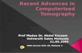 Recent advances in computerised tomography edupublish-slideshsrenet