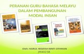 Peranan Guru Bahasa Melayu dalam Pembangunan Modal Insan