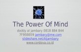 The power of mind