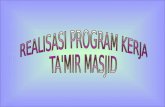 Realisasi Program Kerja Takmir Masjid