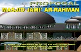 Proposal Renovasi Masjid Ar-Rahman