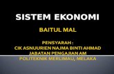 Sistem Ekonomi (Baitul Mal)