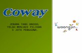 Coway  Merawat Air dan Udara No. 1 Di Malaysia
