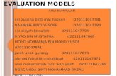 Evaluation models