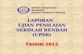 Pelaporan UPSR 2012