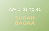Surah Al-Baqarah translation word by word urdu 01 to 40