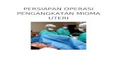 Persiapan operasi pengangkatan mioma uteri