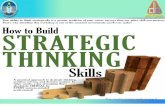 Strategic thinking skills for educational leaders