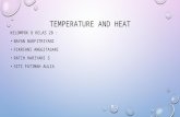 Temperature and heat kelompok 8