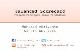 Balanced Scorecard dalam Pendidikan