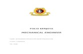 Folio Kerjaya Mechanical engineer