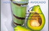 How to Make Avocado Juice
