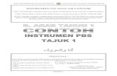 Contoh Instrumen Bahasa Arab Tahun 1 (Band 1-6)