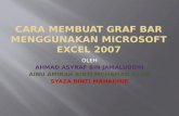 Cara Membuat Graf Bar Menggunakan Microsoft Excel 2007