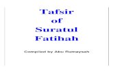 Tafsir Of Surah al-Fatihah