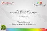 Perkembangan OpenThink SAS a.k.a SIMMSIT, 2011-2012
