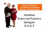 Analisa External Factor dengan P.E.S.T