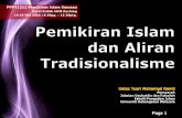 Pemikiran islam dan aliran tradisionalisme