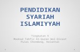 Pendidikan Syariah Islamiah