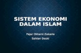 Sistem ekonomi dalam islam