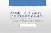 Soal dan Pembahasan UN Bahasa Indonesia SMK