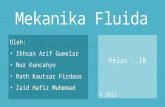 presentasi tentang Mekanika fluida free download