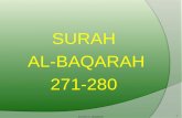 Surah baqara  271 to 280