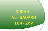 Surah baqara 184 to 200