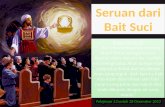Pelajaran sekolah sabat ke 13 triwulan iv 2013 seruan dari bait suci surgawi