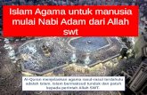 Islam agama untuk manusia mulai nabi adam dari