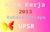 Kata kerja 2013 UPSR