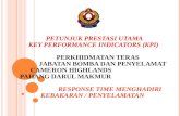 RESPONSE TIME KPI 2008