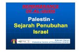 Palestin - Sejarah Penubuhan Israel