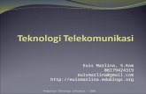 Materi 8 - Teknologi Telekomunikasi