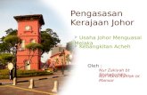 Pengasasan Kerajaan Johor