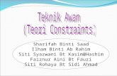 Teknik Awan/ Tecnique Of Constraints (TOC)