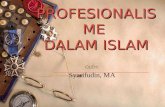 Profesionalisme Dalam Islam