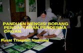 Cara Isi Borang Pendermaan Organ (Pusat Transplan Nasional)