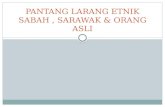 Pantang Larang Etnik Sabah Dan Sarawak