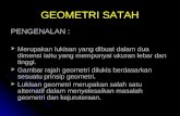 1.GEOMETRI SATAH