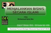 Menjalankan Bisnis Secara Islami - M Iqbal - Forum Belajar Ekonomi Syariah
