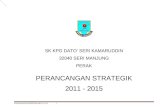 PERANCANGAN STRATEGIK SEKOLAH SKKDSK 2011-2015