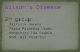 wilson's disease by 3th group