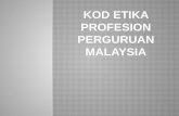 KOD ETIKA PROFESION PERGURUAN MALAYSIA