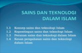 Sains Dan Teknologi Dalam Islam