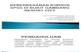 Keberkesanan Kursus Spss Di Bukit Gambang Resort City1
