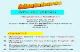 GTU 201 Tingkahlaku Kesihatan Dan Persepsi 25 Mac 2012