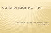Postpartum Hemorrhage (PPH)